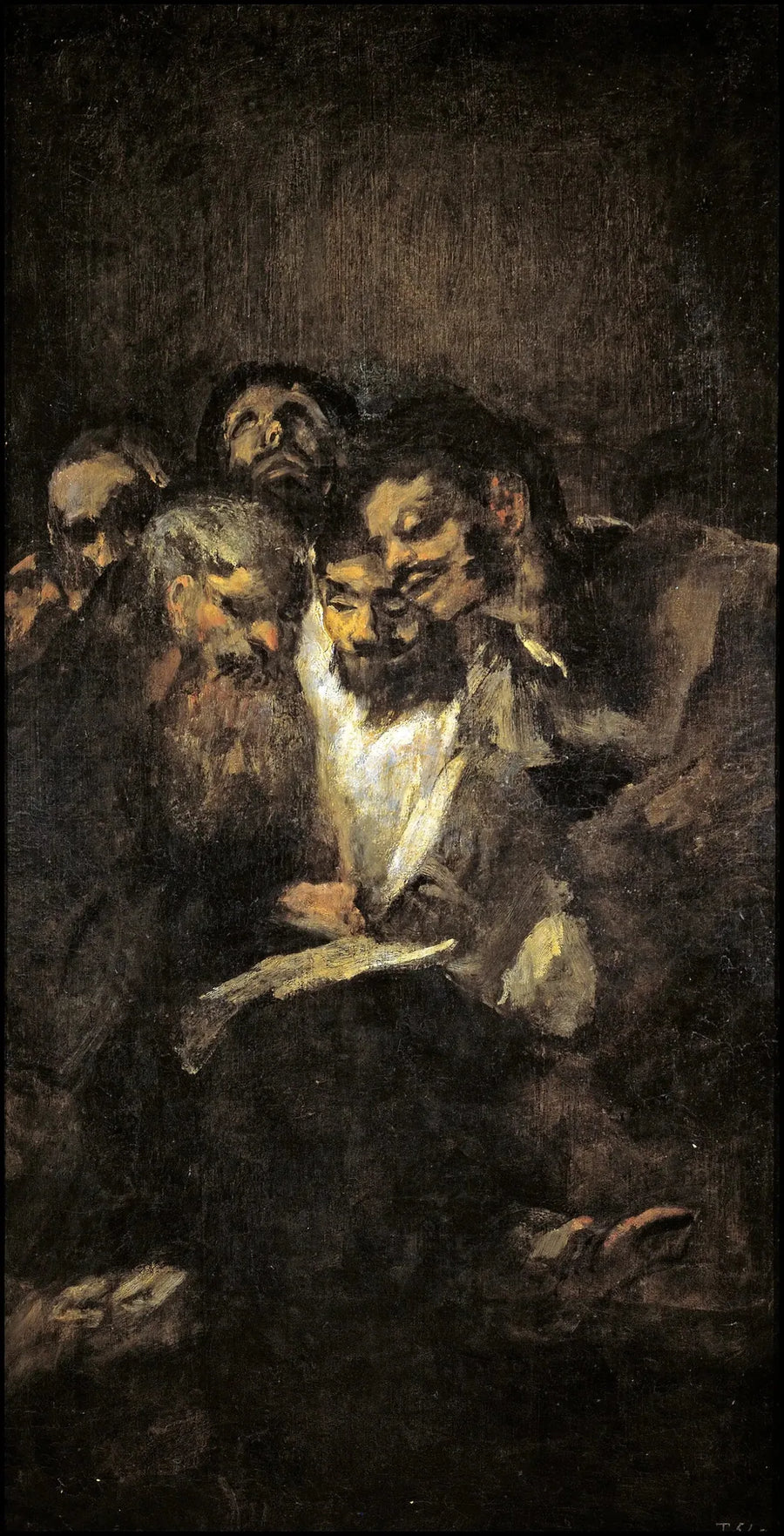 Mænd der læser - Francisco de Goya
