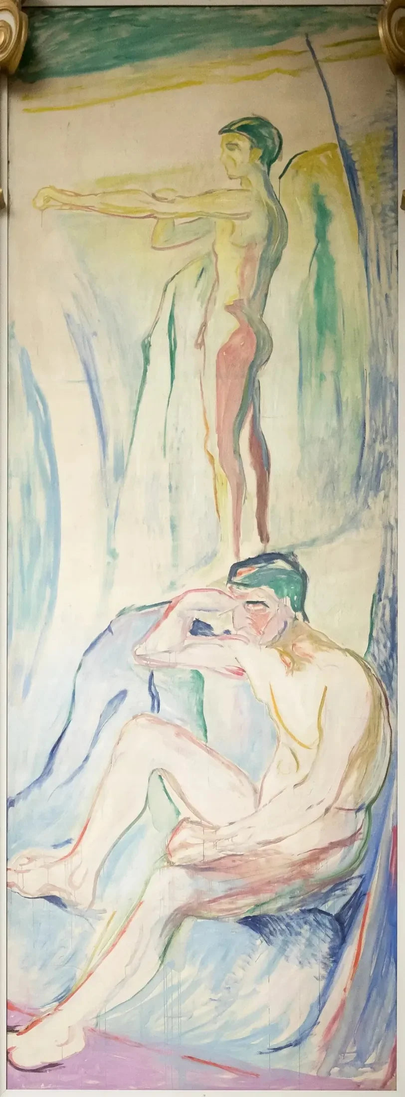 Hommes tournés vers le soleil - Edvard Munch image 1 tableau peint à l’huile sur toile