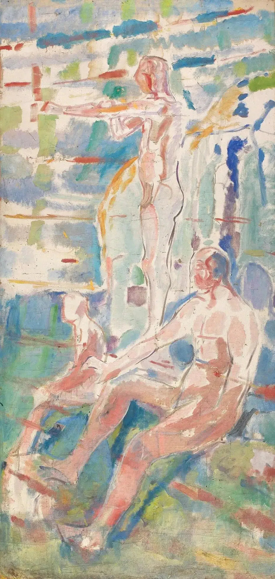 Mænd vendt mod solen - Edvard Munch