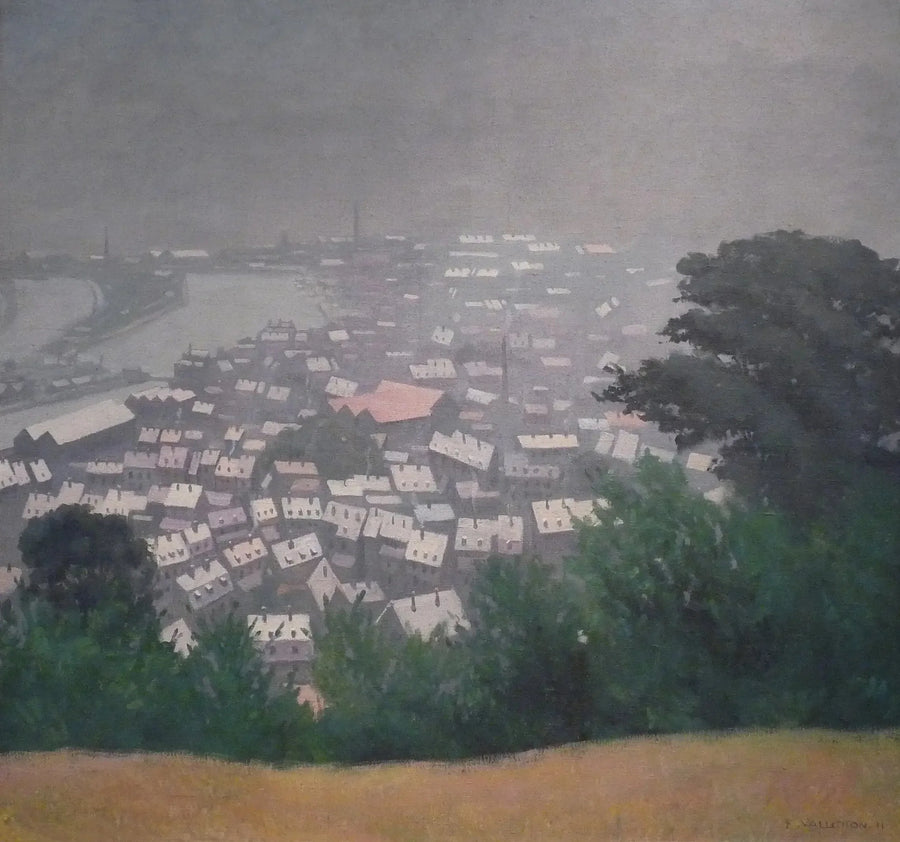 Honfleur i tågen - Félix Vallotton
