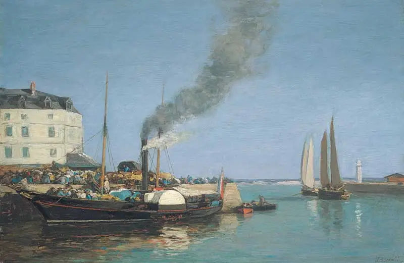 Honfleur, molen - Eugène Boudin