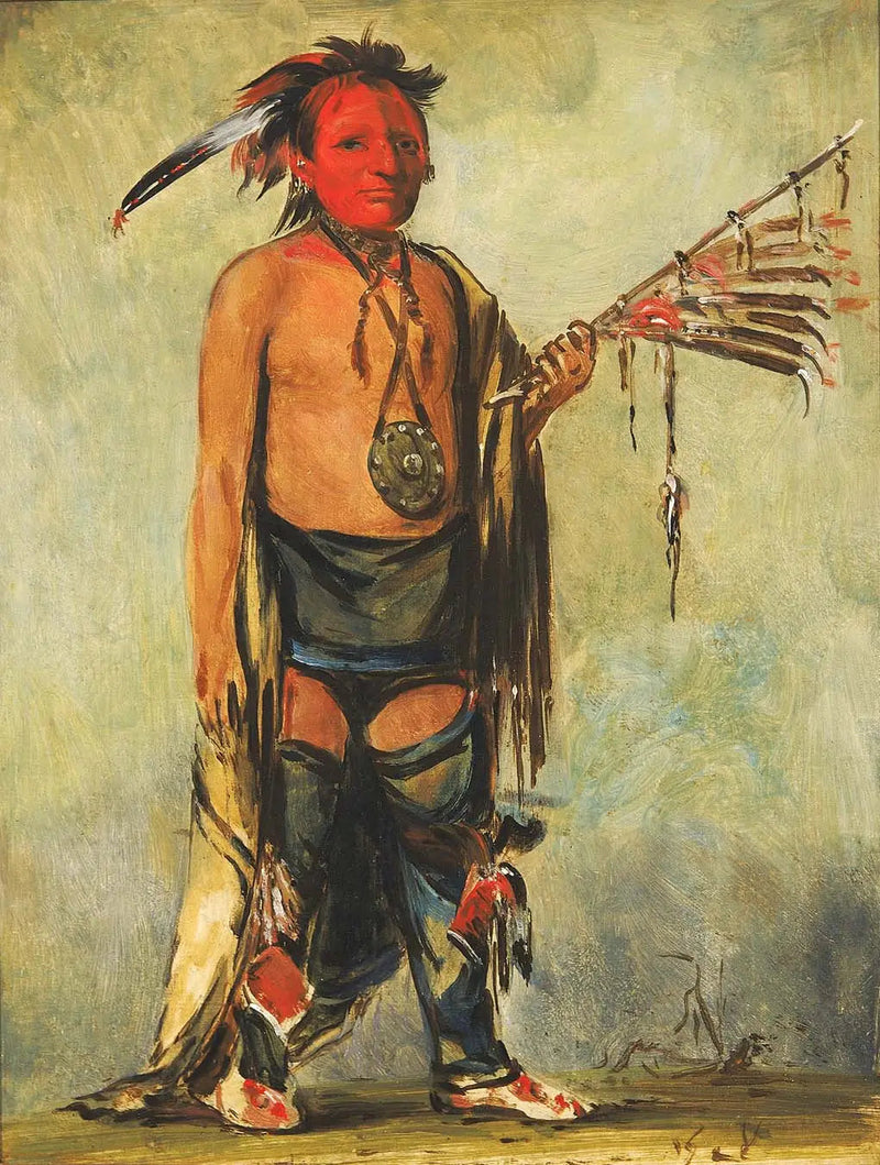 Hoo-w'a-ne-kaw, lille eland - George Catlin