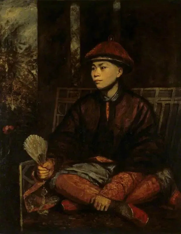 Huang Ya Dong (Wang-Y-Tong) (født omkring 1753 - aktiv i England 1770/76) - Joshua Reynolds