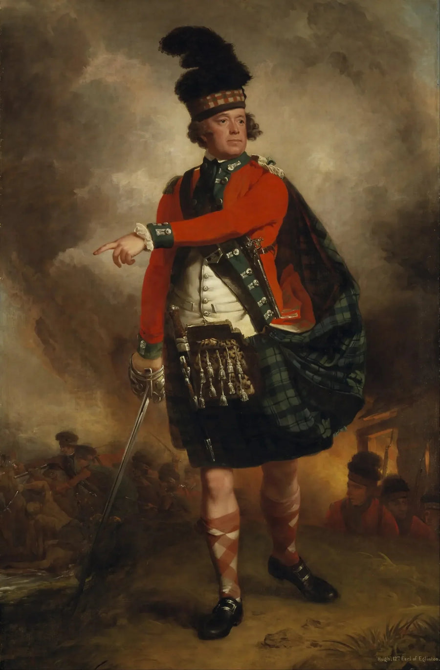 Hugh Montgomerie, 12. greve af Eglinton. Soldat; Lord Lieutenant af Ayrshire - John Singleton Copley