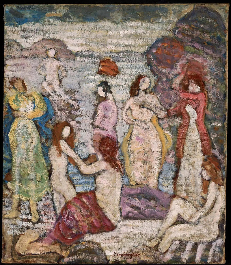 Ottende badende - Maurice Prendergast