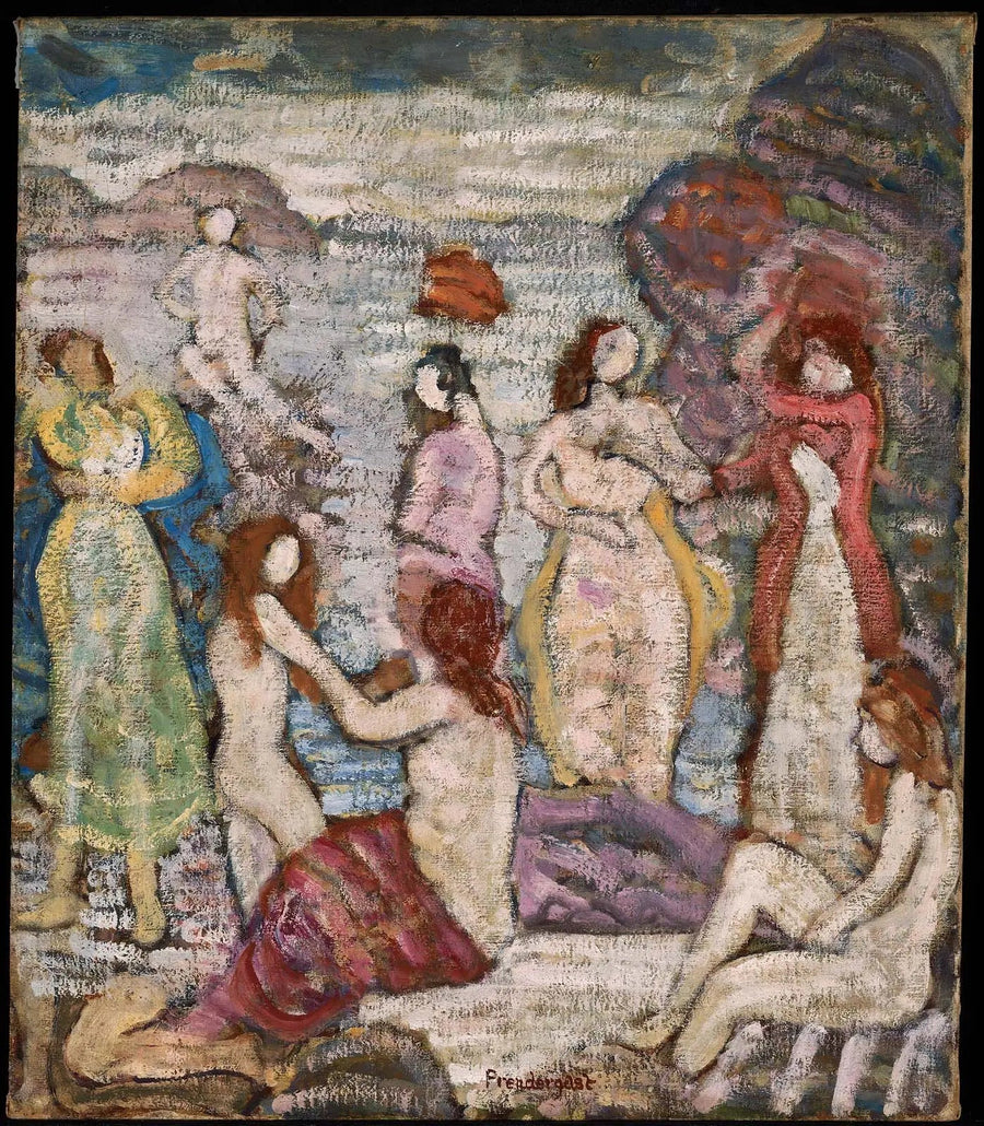 Ottende badende - Maurice Prendergast