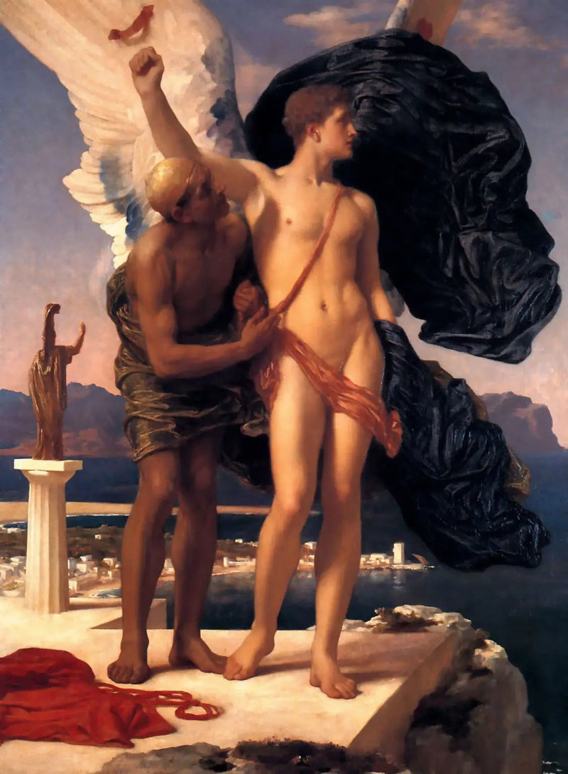Icare og Dædalus - Frederic Leighton