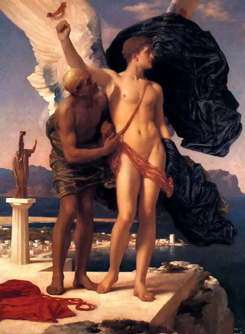 Icare og Dædalus - Frederic Leighton