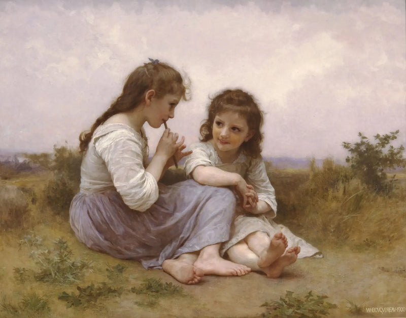Barndommens idyl - Bouguereau