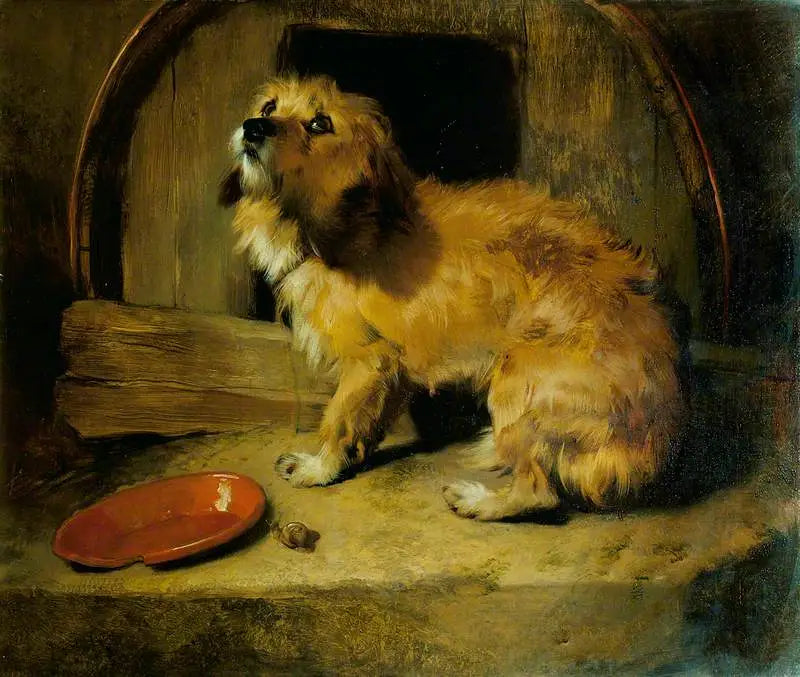 Der er ikke noget sted som hjemmet - Edwin Henry Landseer