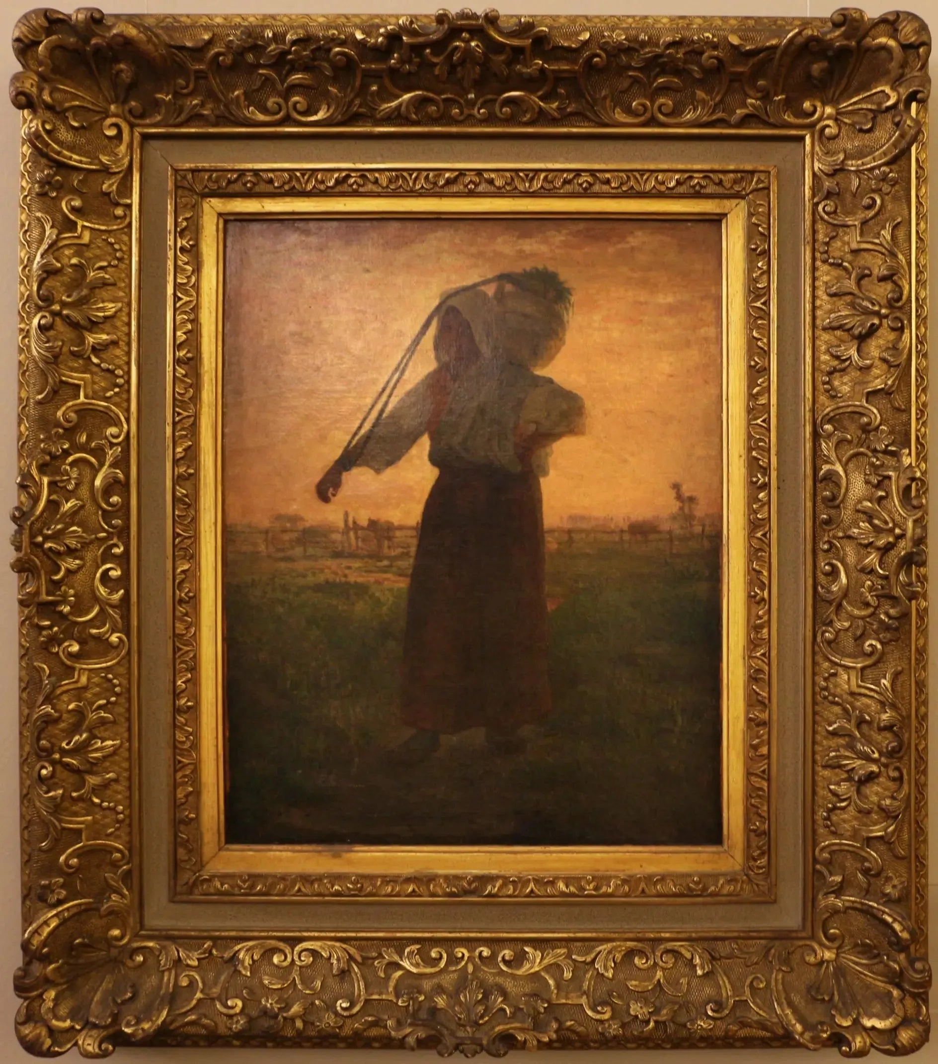 Il ritorno dalla fattoria - Jean-François Millet image 1 tableau peint à l’huile sur toile