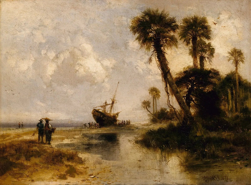 Fort George Øen, Florida - Thomas Moran