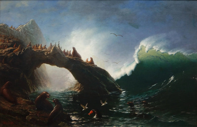 Farallon Øen - Albert Bierstadt