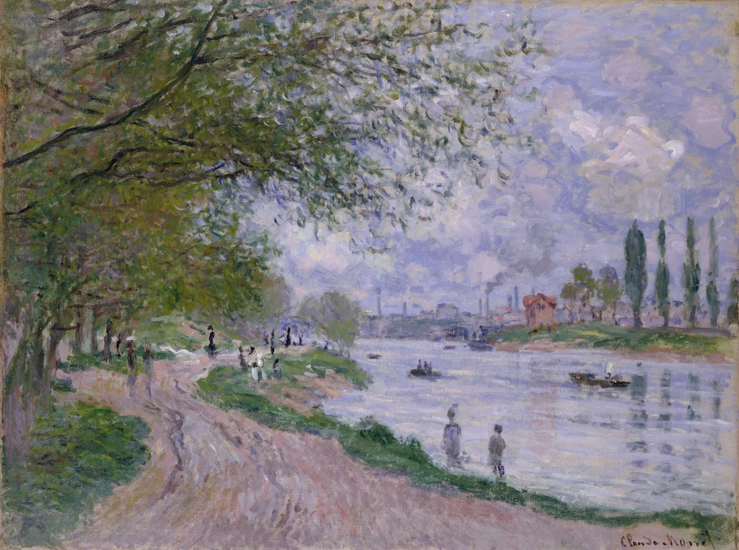 L’Île de la Grande Jatte W461 par Claude Monet, Pola Museum of Art