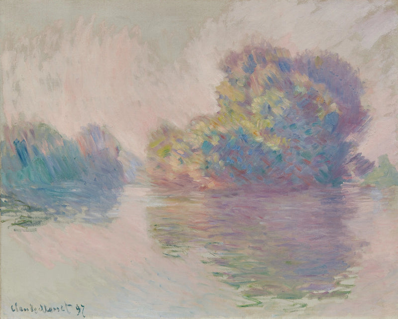 Øerne i Port-Villez W1493 - Claude Monet