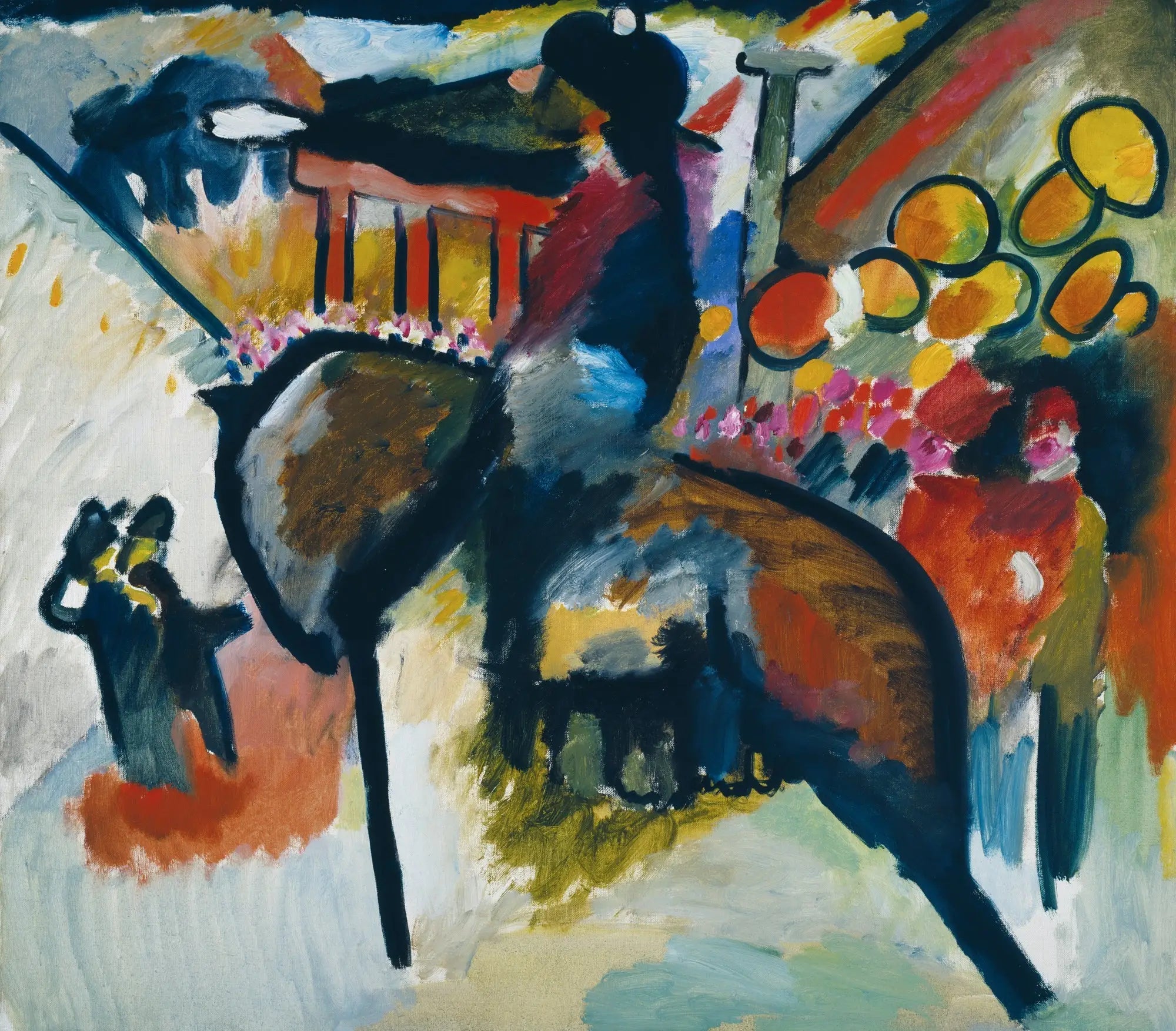 Impression IV (Gendarme) - Vassily Kandinsky image 1 copie de tableau peinte à la main