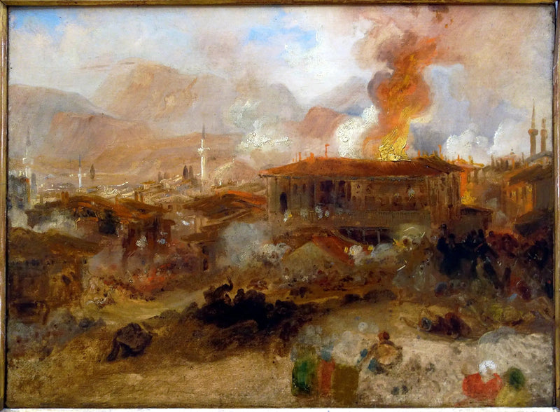 Brand i Konstantinopel - J. M. W. Turner