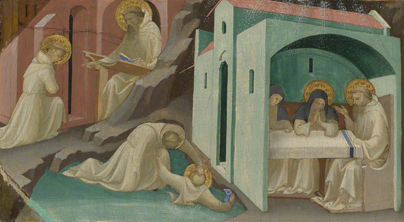 Livets hændelser af Sankt Benedikt - Lorenzo Monaco