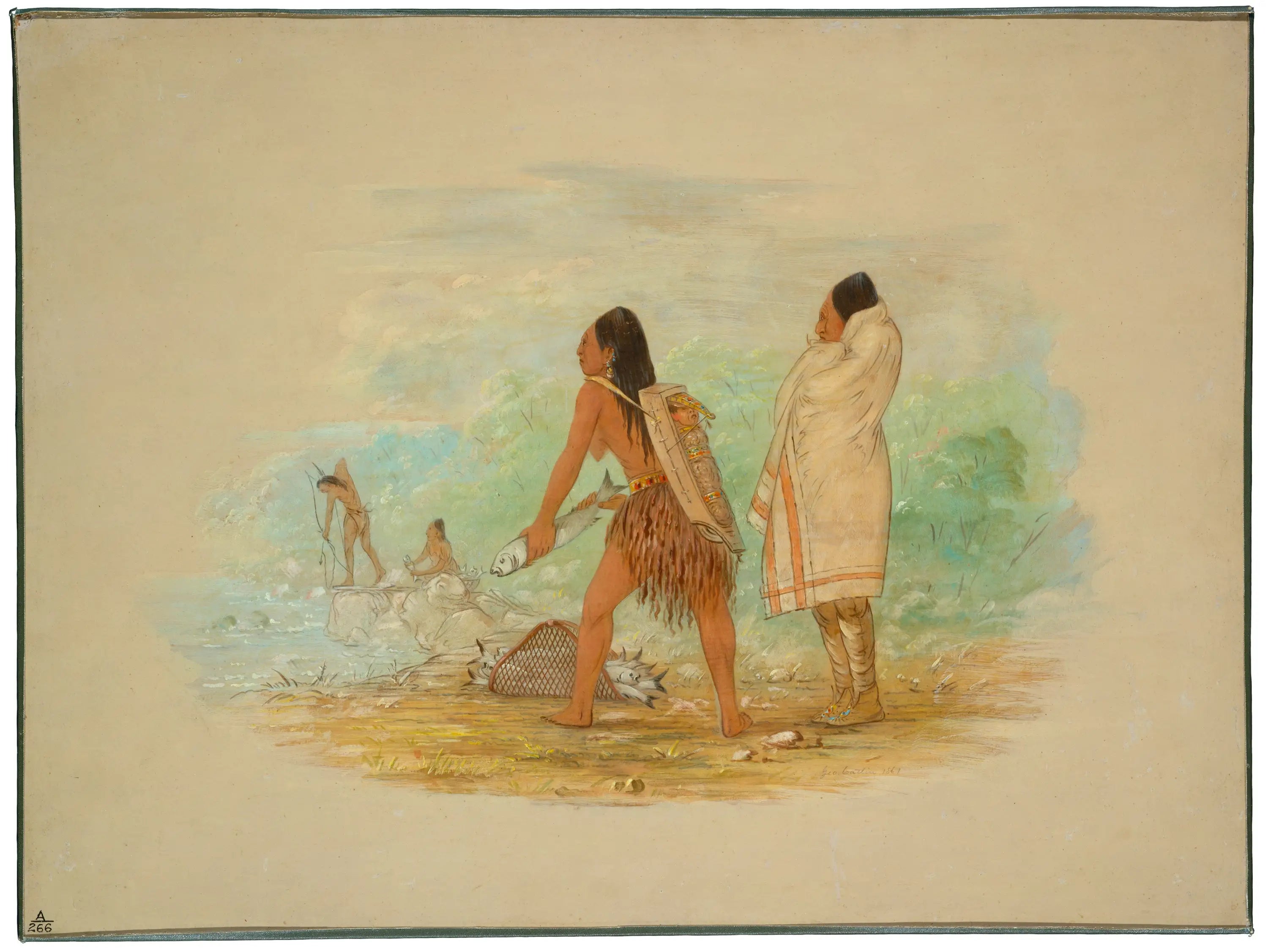 Indiens à tête plate - George Catlin - Alpha Reproduction