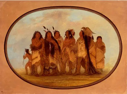 Indiens Crow distingués - George Catlin - Alpha Reproduction