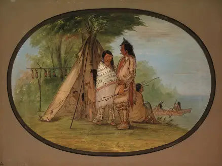 Indiens Nayas - George Catlin - Alpha Reproduction