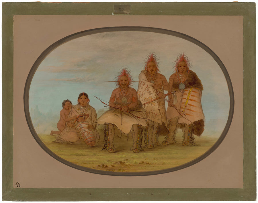Indiens Pawnees - George Catlin