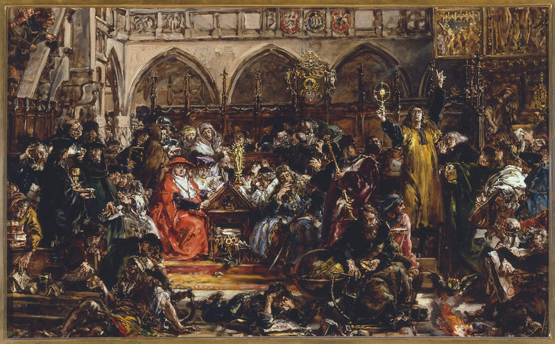 Universitetsindflydelse på landet, ifølge serien «Historien om civilisationen i Polen» - Jan Matejko