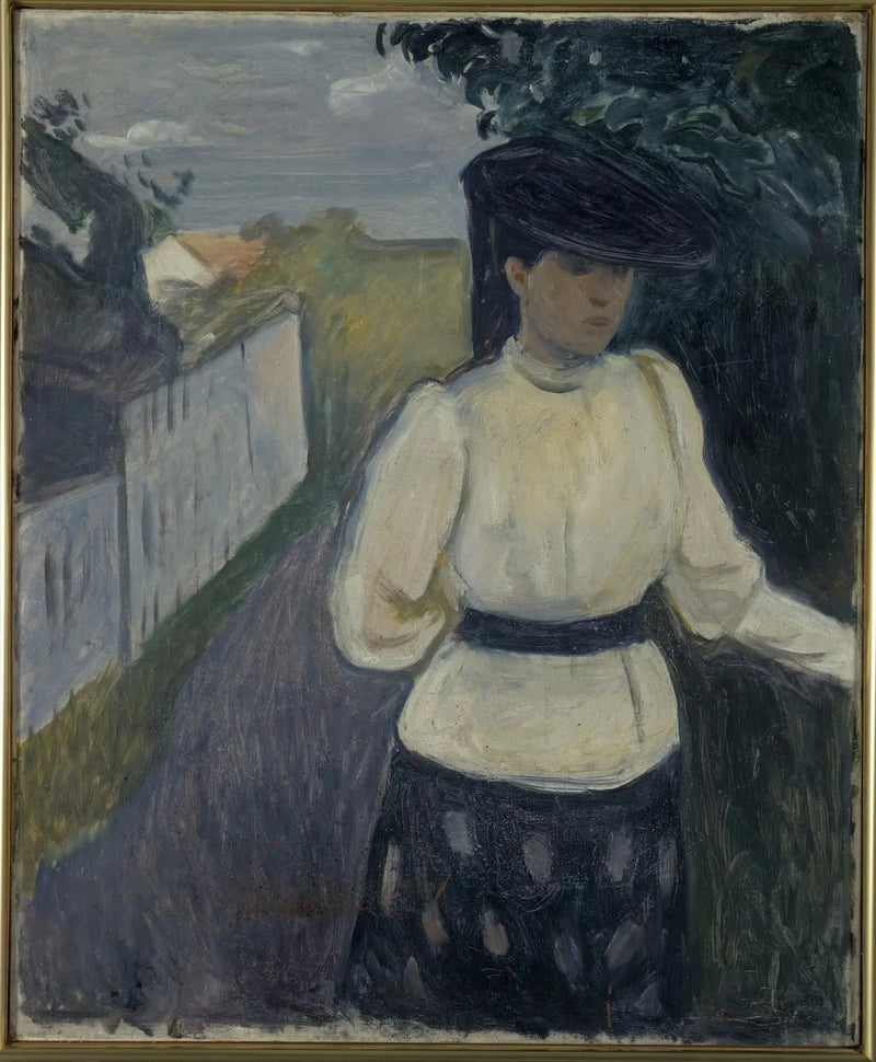 Inger i en hvid kittel - Edvard Munch