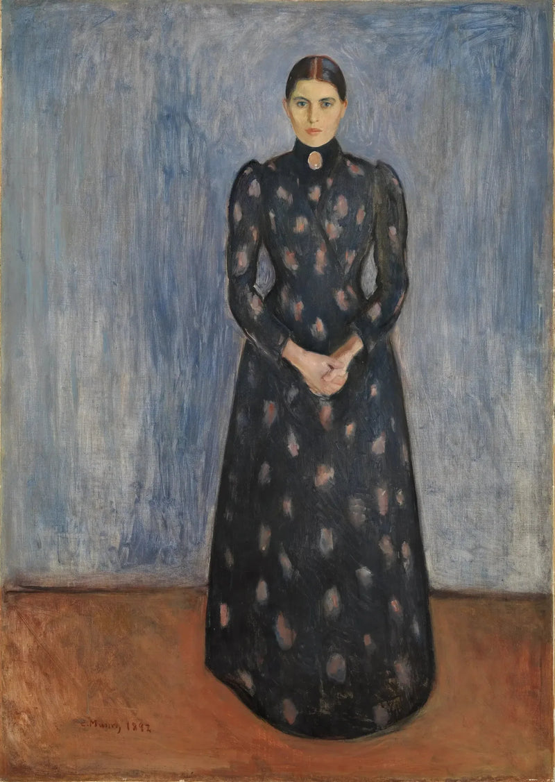 Inger i sort og violet - Edvard Munch