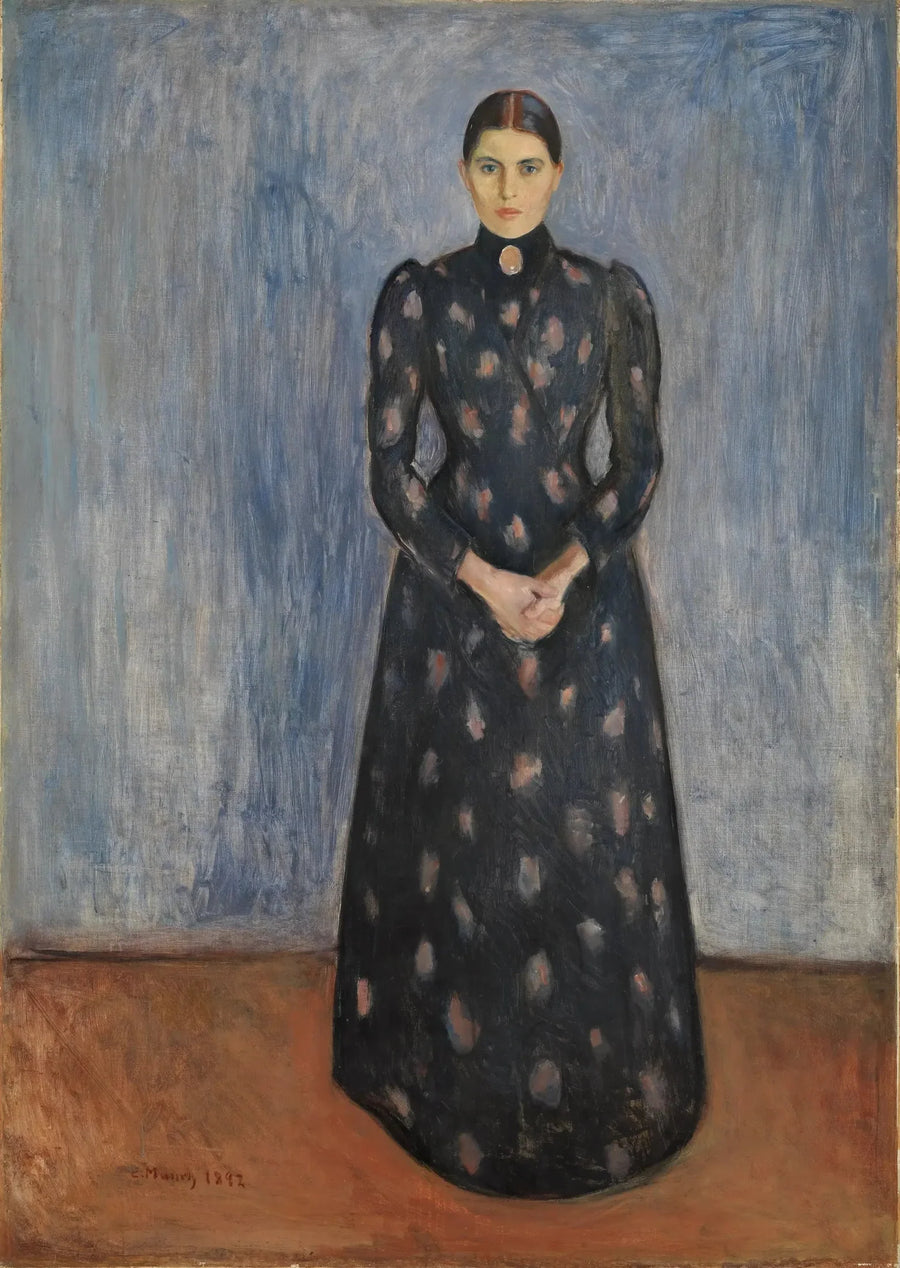 Inger i sort og violet - Edvard Munch