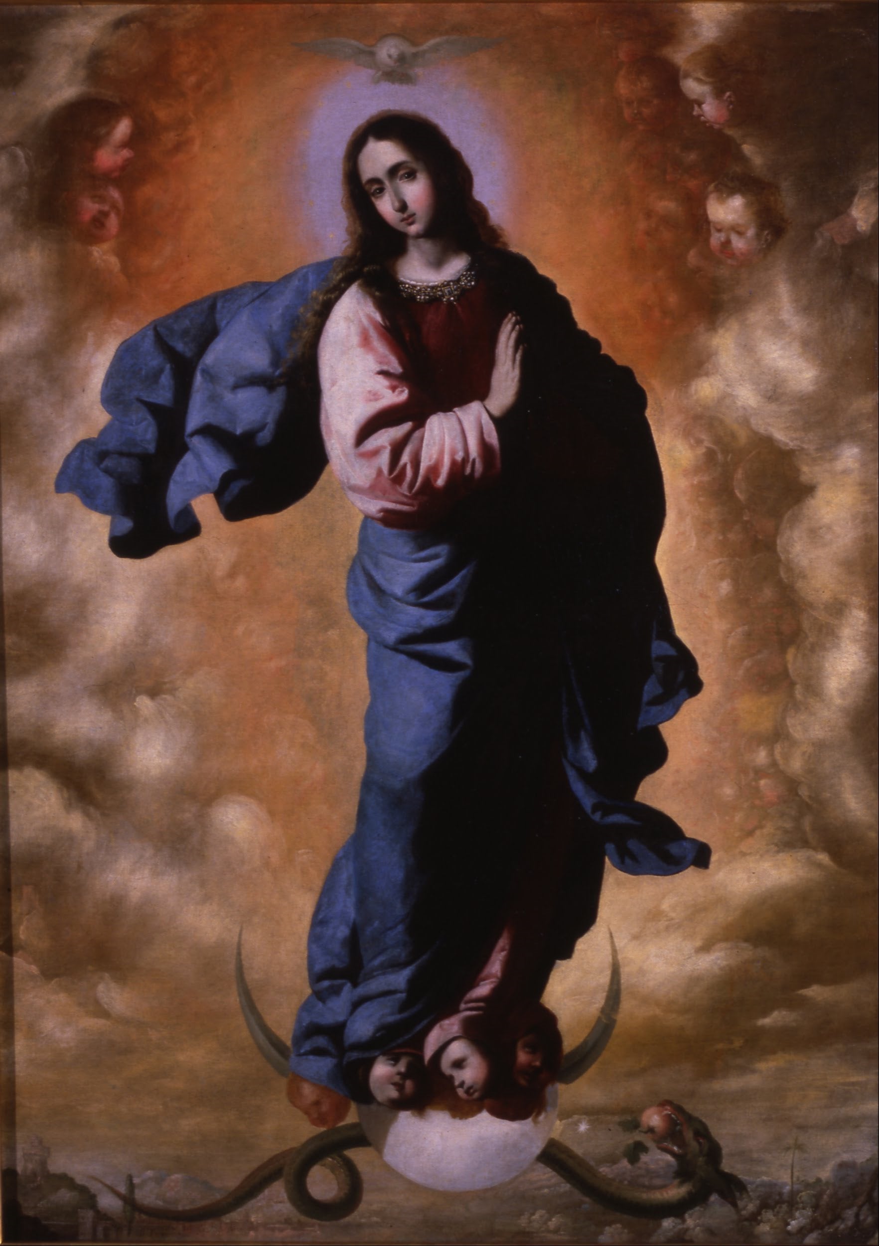 Inmaculada Concepción Cerralbo - Francisco de Zurbarán image 1 copie de tableau peinte à la main