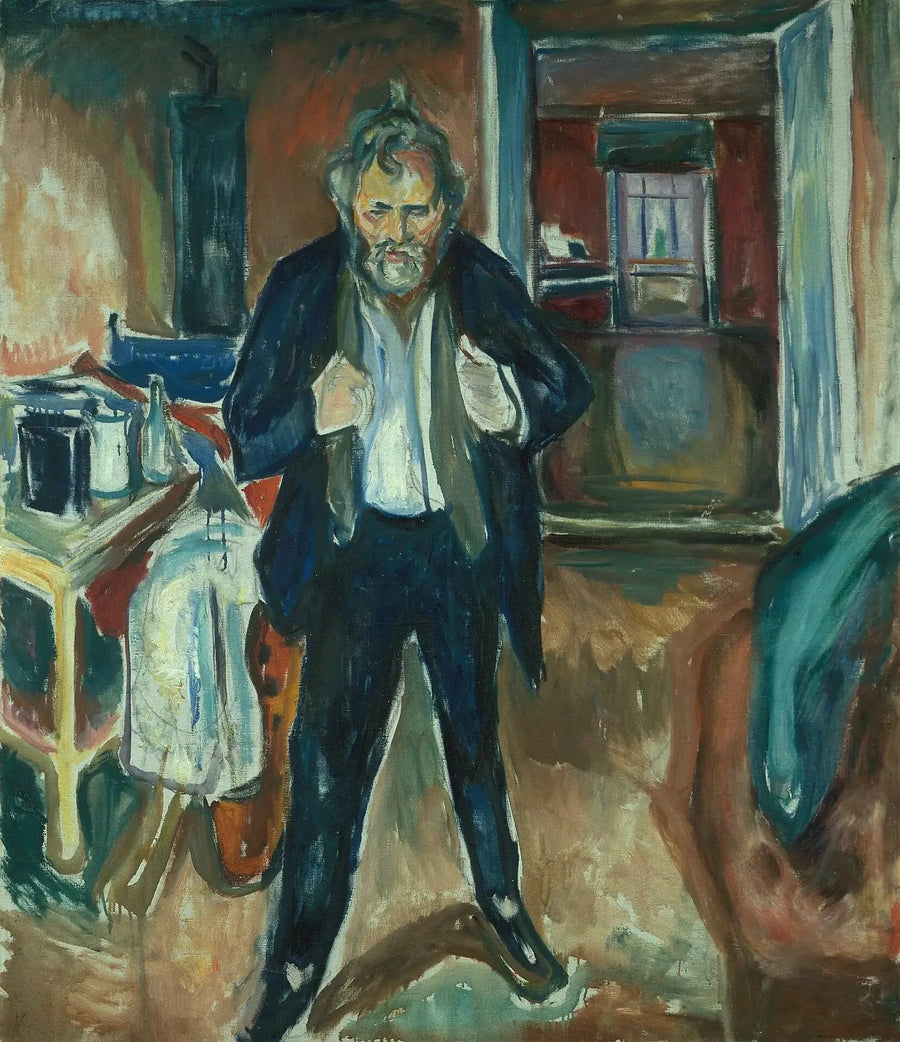 Insomni. Selportræt med indre tumult - Edvard Munch