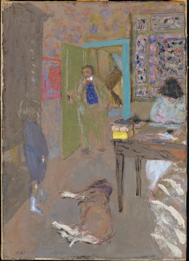 Indretningsdetaljer i Saint-Jacut - Édouard Vuillard