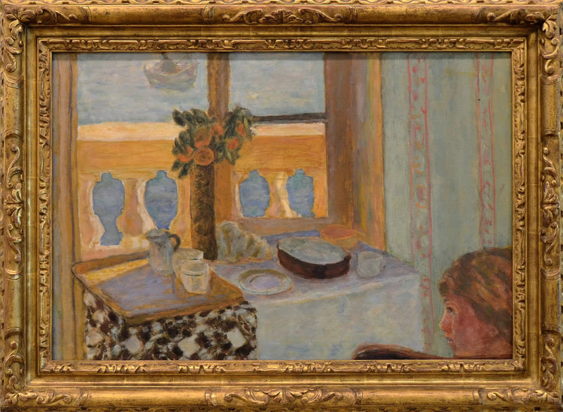 Indretning med balkon - Pierre Bonnard