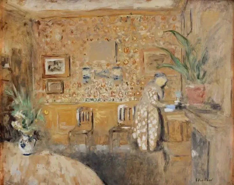 Interiør med to stole - Édouard Vuillard