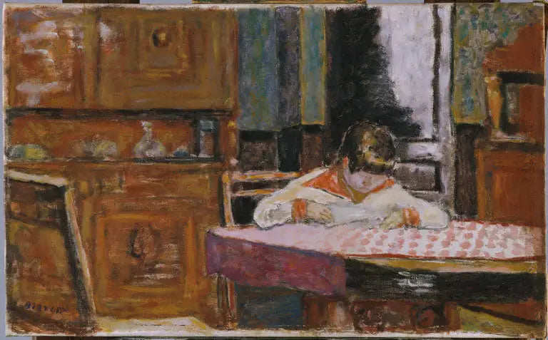 Indretning med dreng - Pierre Bonnard