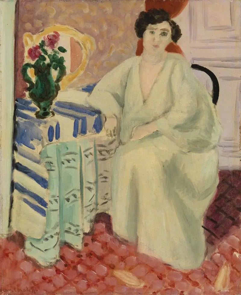 Indretning med siddende person - Henri Matisse