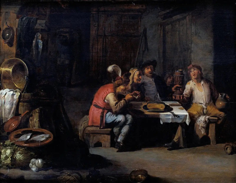 Indre af en bryggeri - David Teniers den Yngre