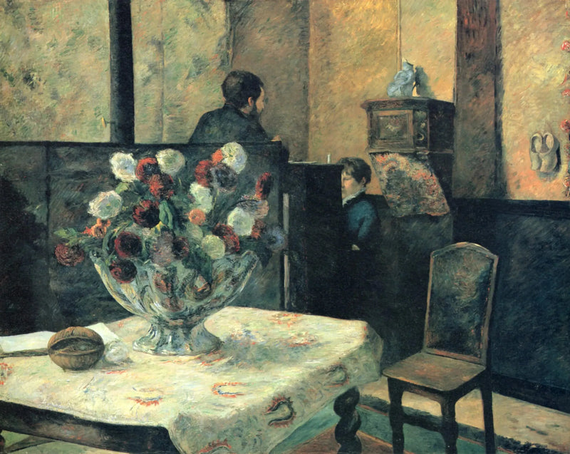 Malerens indre i Paris, rue Carcel - Paul Gauguin