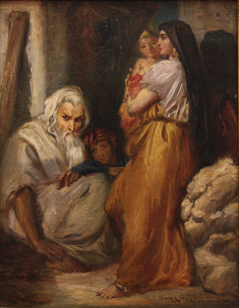 Jødiske interiører i Constantine - Théodore Chassériau