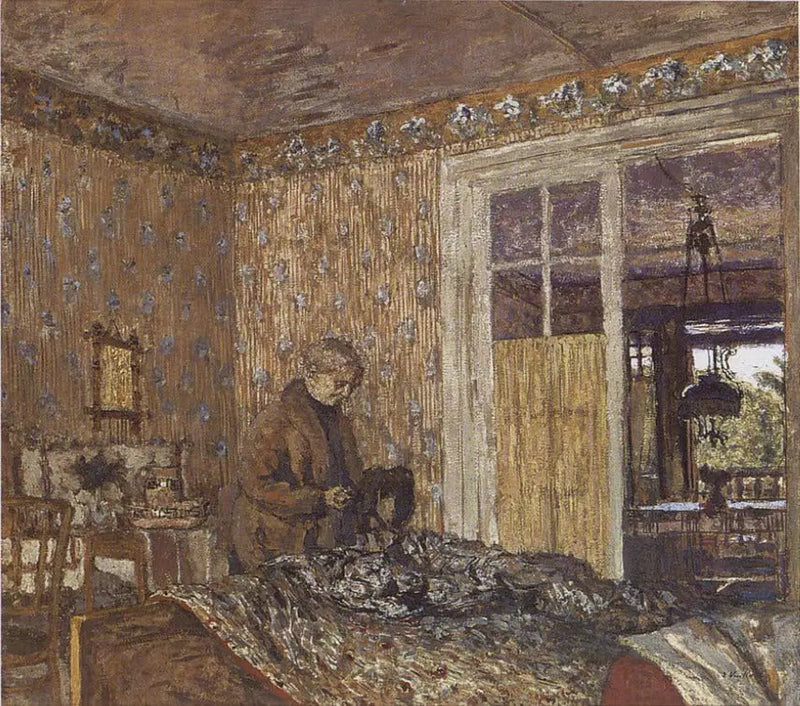 Interiør i gråt vejr, Vaucresson - Édouard Vuillard