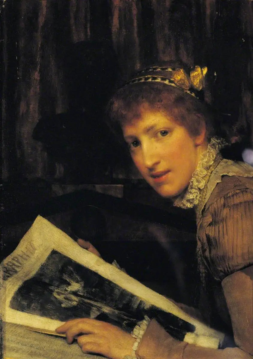 Afbrudt – En type af kvindelig skønhed - Lawrence Alma-Tadema