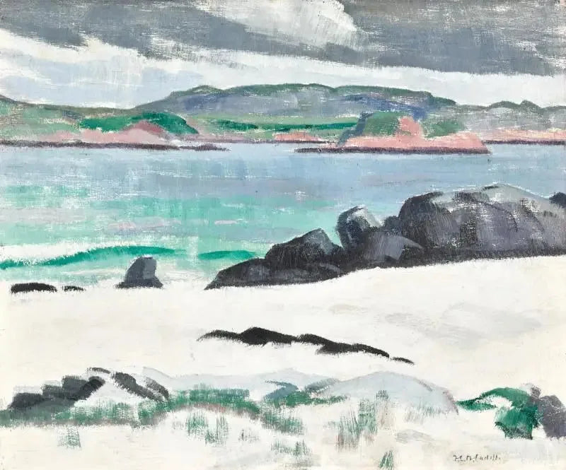 Iona, Køer Rock og Ross de Mull - Francis Cadell