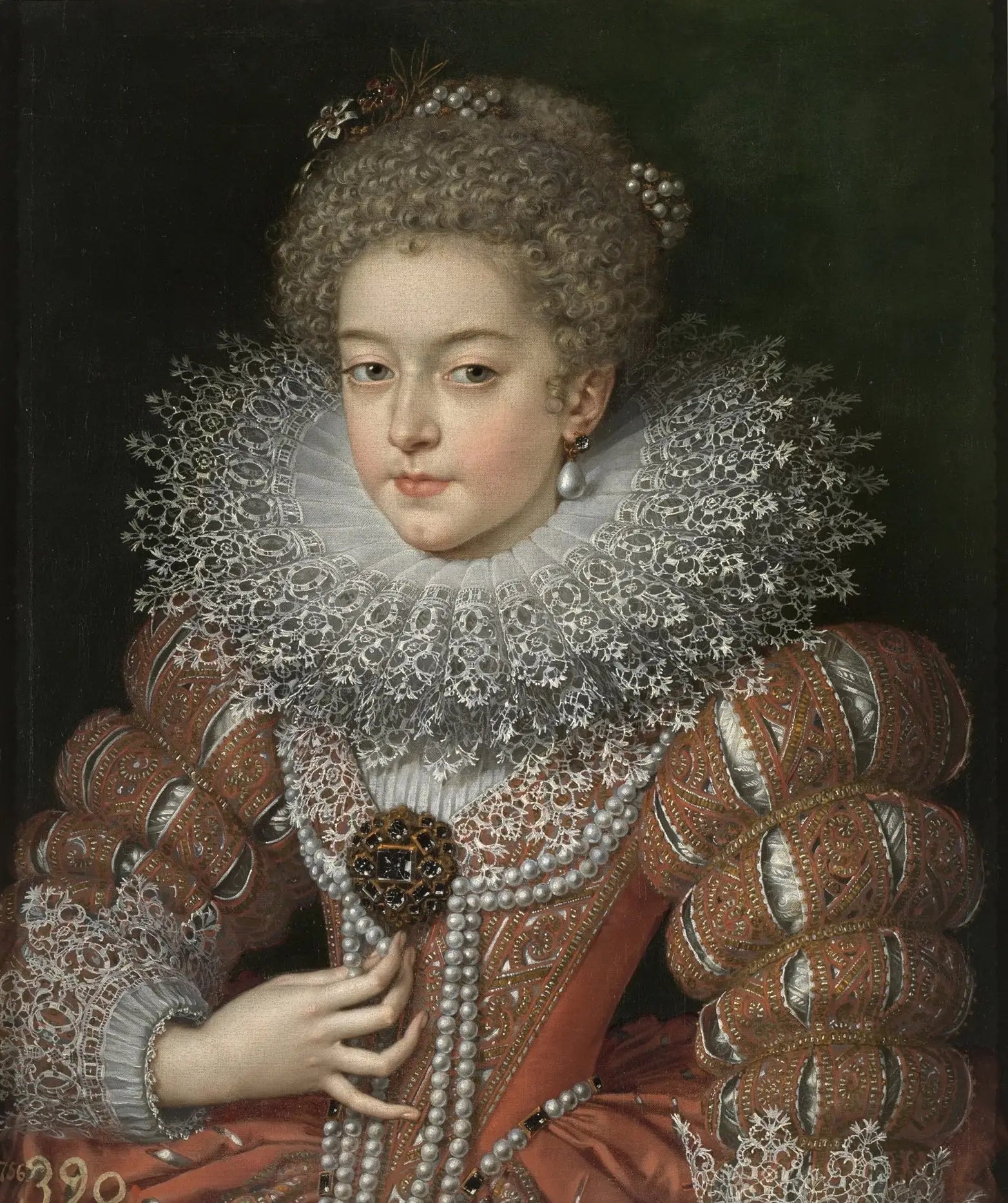 Isabelle de France reine d’Espagne - Frans Pourbus the Younger - Alpha Reproduction