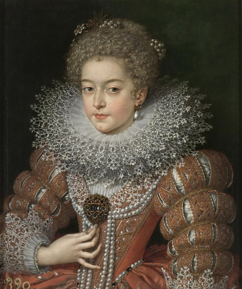 Isabelle de France, dronning af Spanien - Frans Pourbus den Yngre