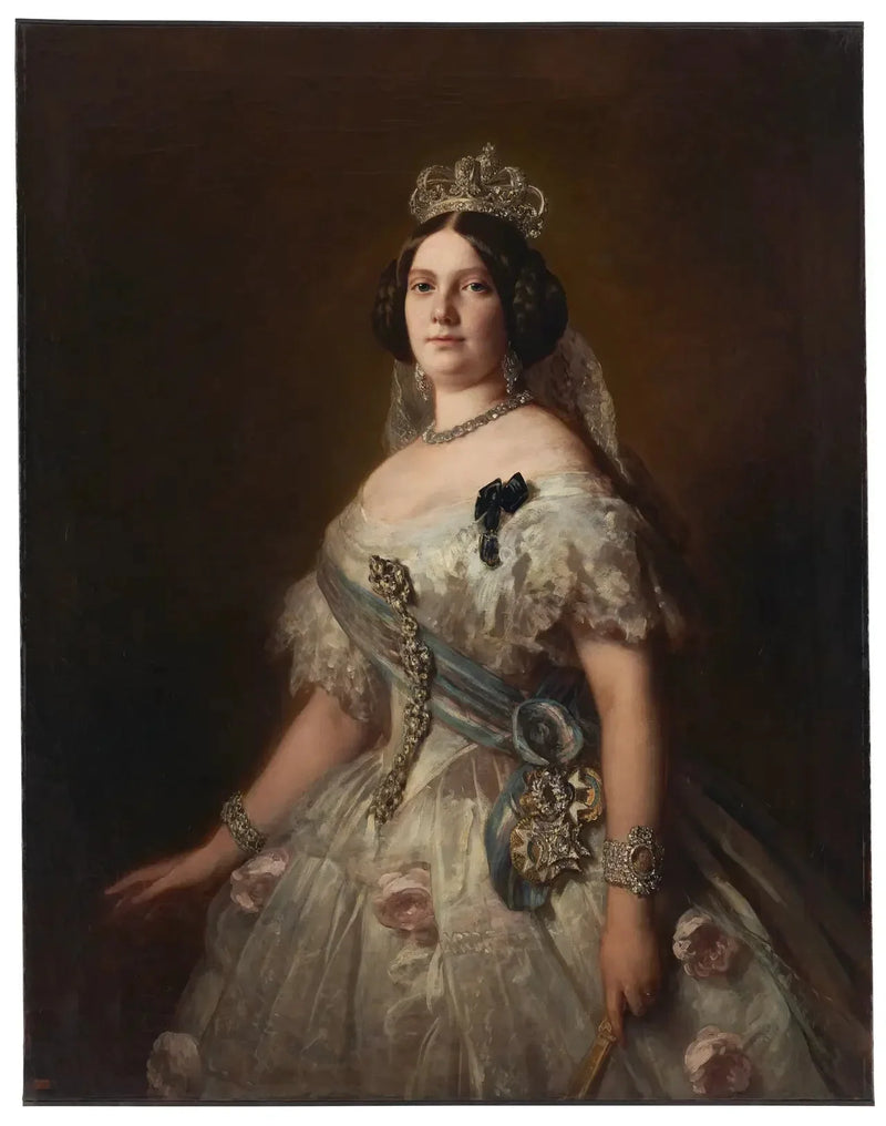 Isabelle, dronning af Spanien - Franz Xaver Winterhalter