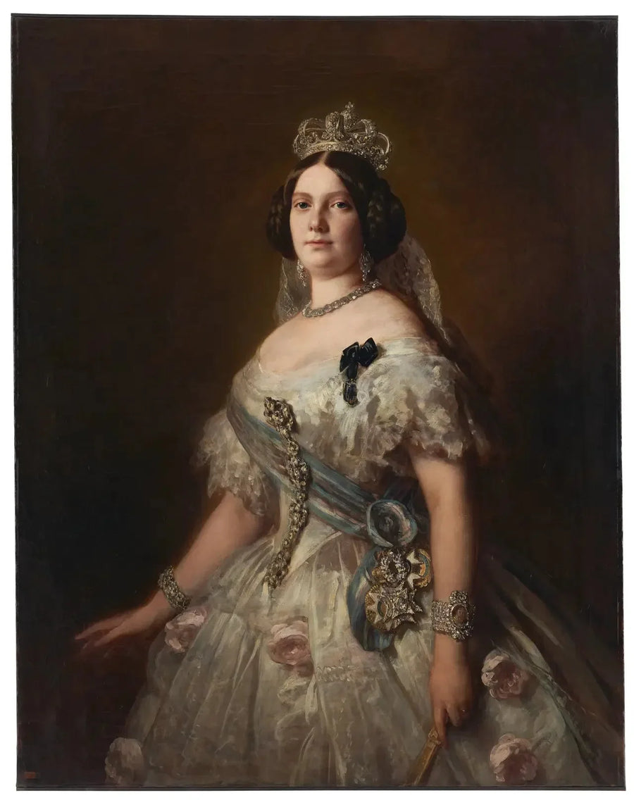 Isabelle, dronning af Spanien - Franz Xaver Winterhalter
