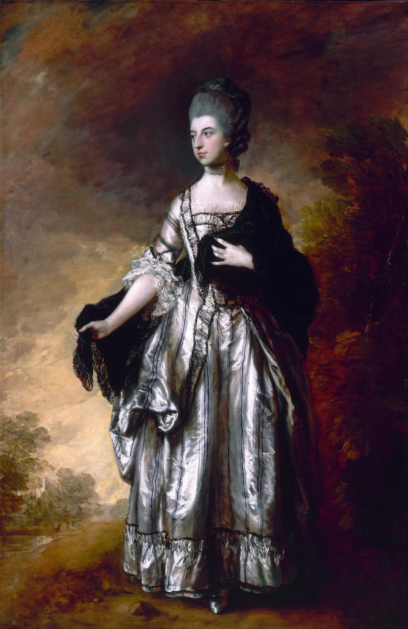 Isabelle, vicomtesse Molyneux, senere greveinde af Sefton - Thomas Gainsborough