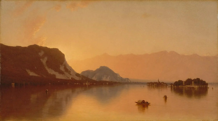 Isola Bella ved Maggiore-søen - Sanford Robinson Gifford