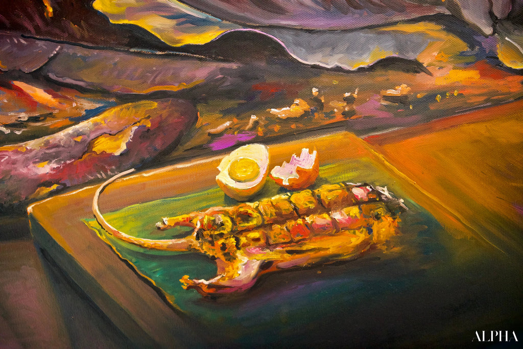 Issan | 160 X 120 cm Reproductions de tableaux à la peinture à l’huile